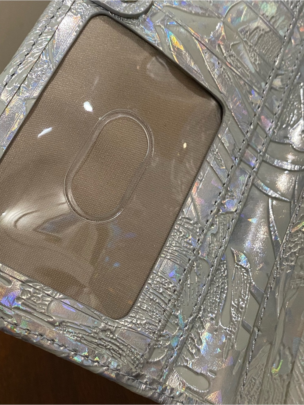 🪩HTF SILVER SERENADE Brahmin ADY Wallet NWT - Picture 3 of 10